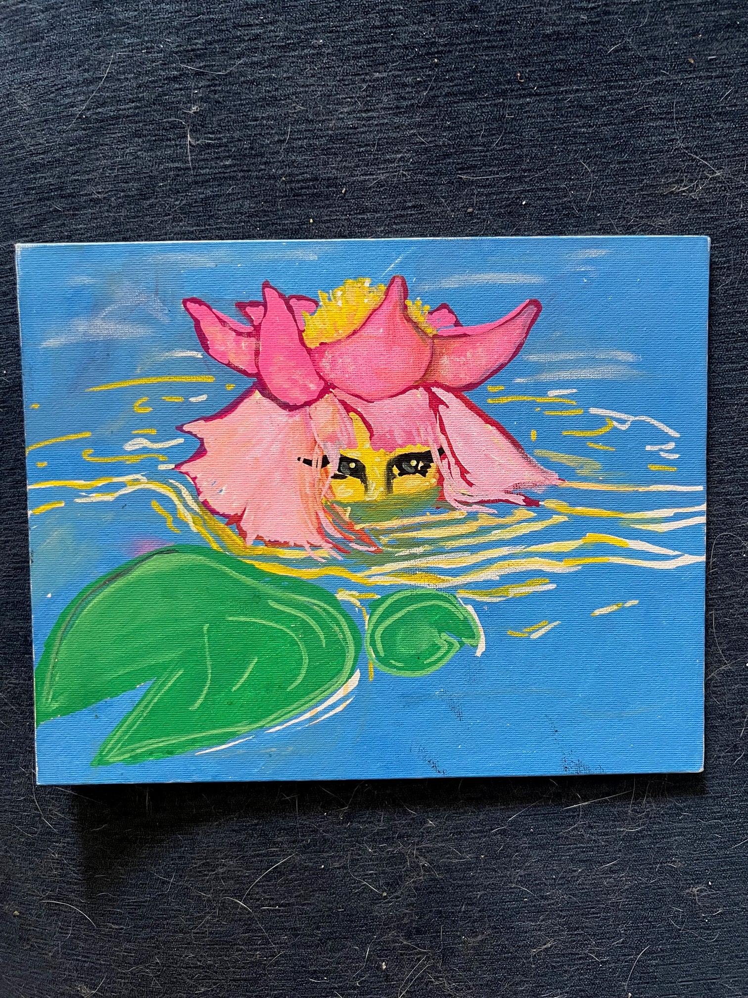 "Lilly", Original Painting 8x11in