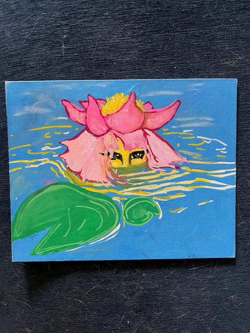 "Lilly", Original Painting 8x11in