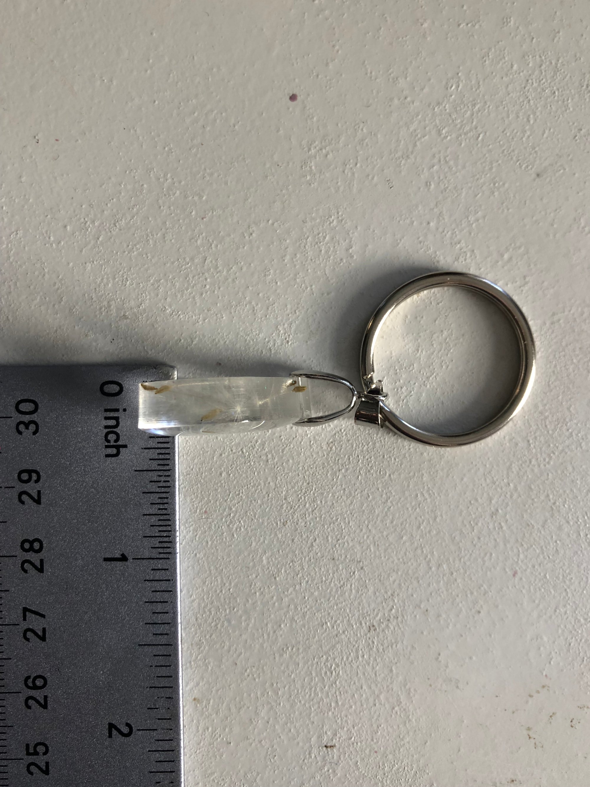Real Dandelion Resin Keychain
