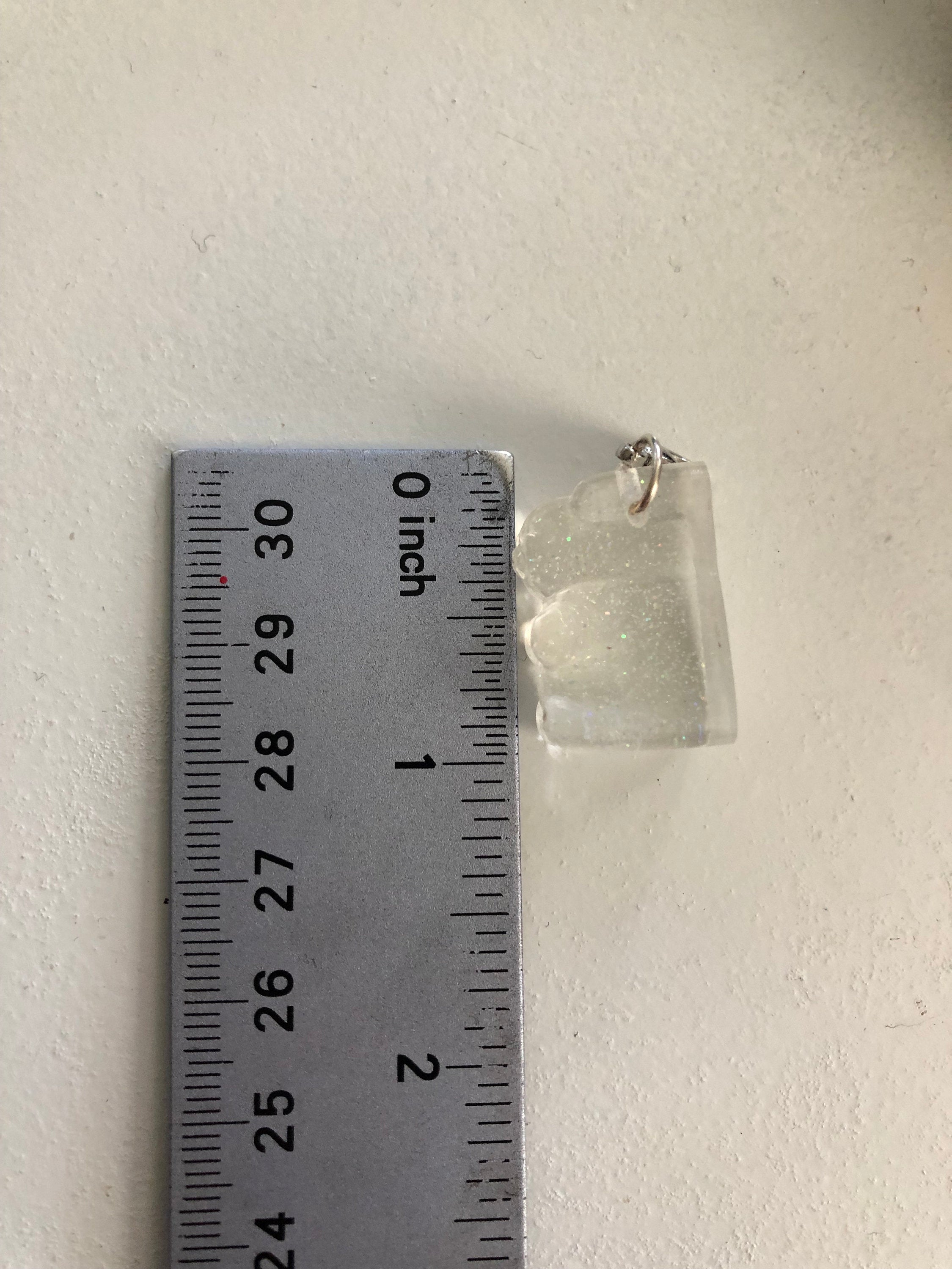 PACK OF 3 Unique Gummy Bear Resin Keychain Accessory