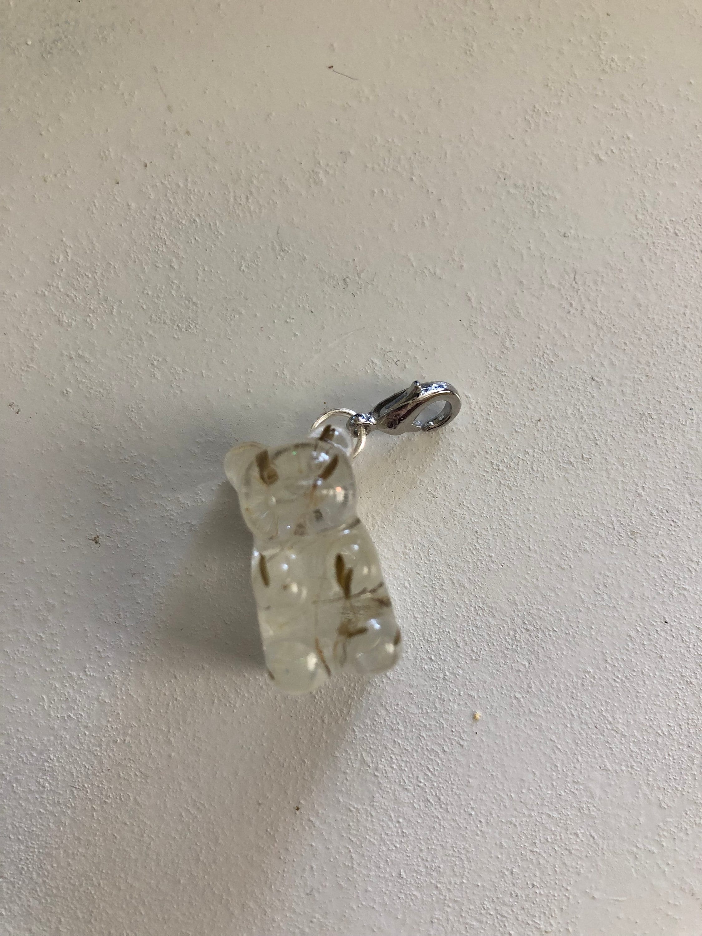 PACK OF 3 Unique Gummy Bear Resin Keychain Accessory