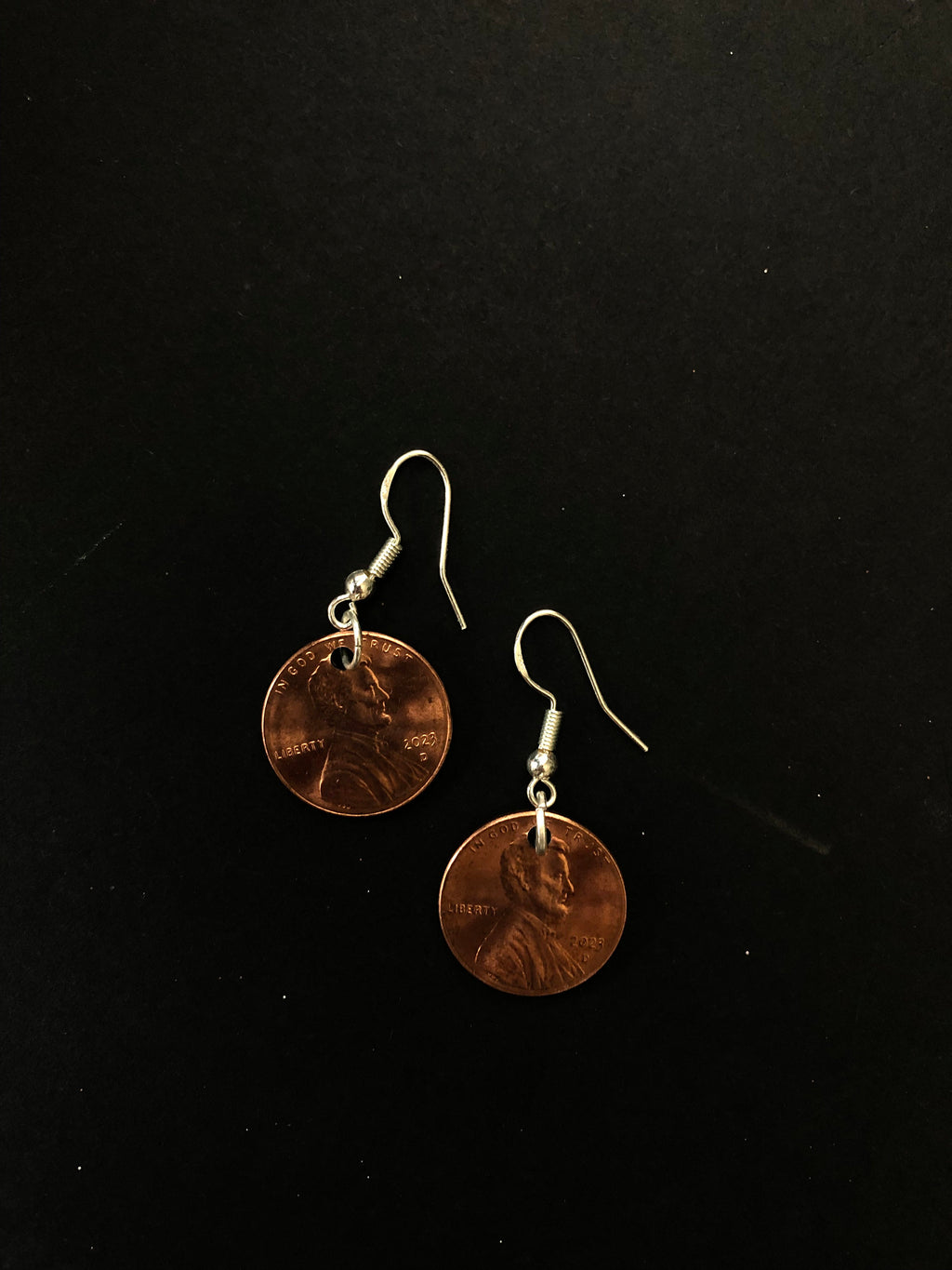 Lucky Penny Earrings - Personalized Year Coin Jewelry